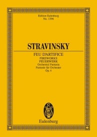 Stravinsky: Feu d'artifice - Fireworks Opus 4 (Study Score) published by Eulenburg